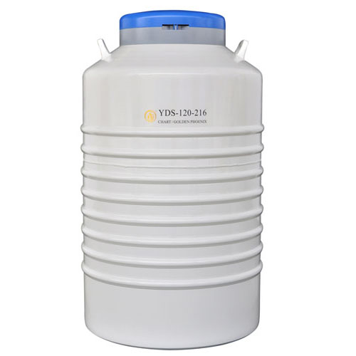 成都金凤YDS-120-216液氮罐 配方提桶